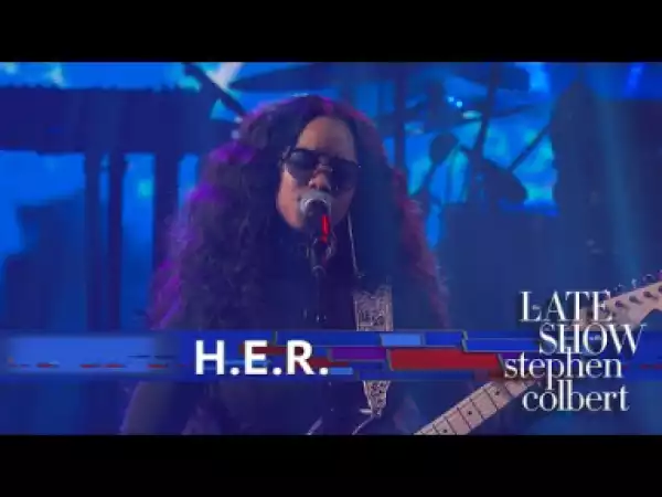 H.e.r. Performs “hard Place” Live On The Late Show